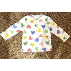 MAGLIA M/L CUORI BABY GIRL