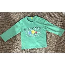 MAGLIA M/L GREEN SMILE BABY...