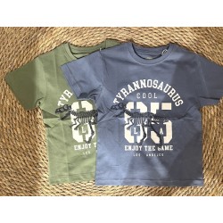 MAGLIA M/M BLUE DINOSAURO BOY