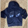 FELPA ZIP NAVY DINO BOY