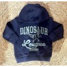 FELPA CAPPUCCIO DINO NAVY BOY