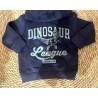 FELPA CAPPUCCIO DINO NAVY BOY