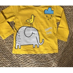 MAGLIA M/L YELLOW BABY BOY