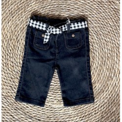 JEANS A PALZZA BLACK BABY GIRL