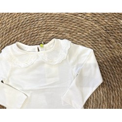 MAGLIA M/L CON RICAMO GIRL